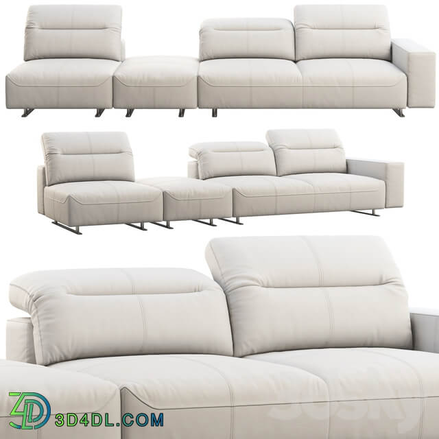 BoConcept Hampton modular leather sofas 2 options 