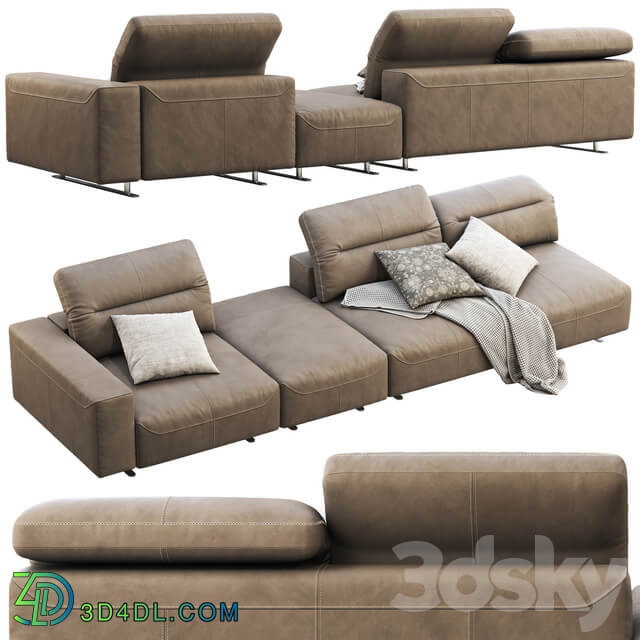 BoConcept Hampton modular leather sofas 2 options 