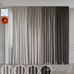 A set of curtains 75 