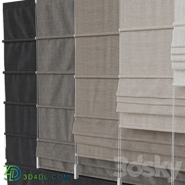 Set of Roman blinds 6