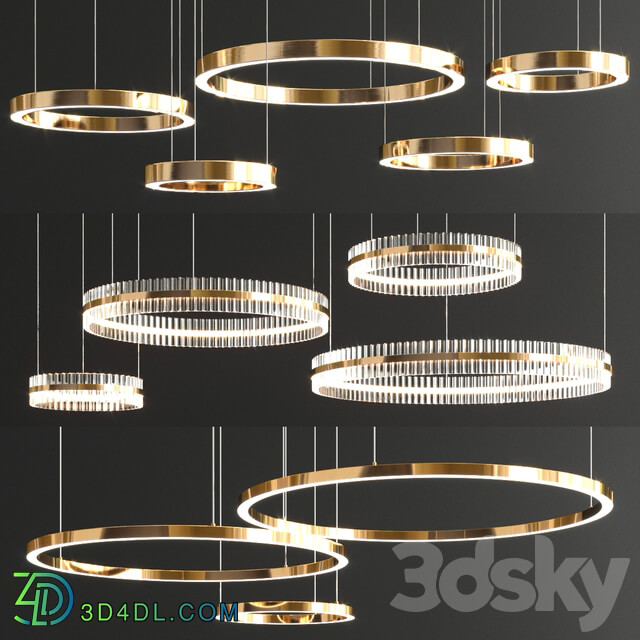 Pendant light Trend Ring Collection 3 type