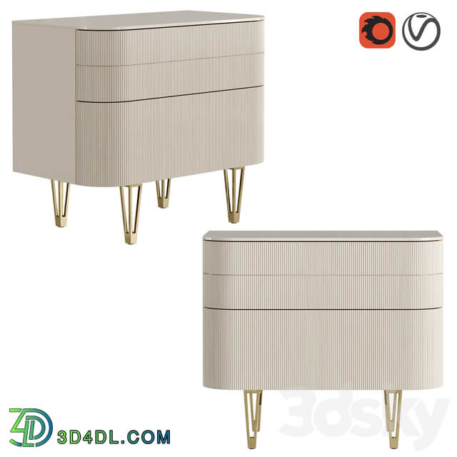 Sideboard Chest of drawer BEDROOM TRUE LOVE Caracole