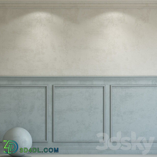 Stone Decorative plaster with molding 100