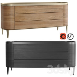 Sideboard Chest of drawer Poliform Gentleman Chest of Drawers 
