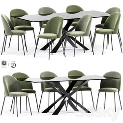 Table Chair Cloyd Dining Table Chair Collection 
