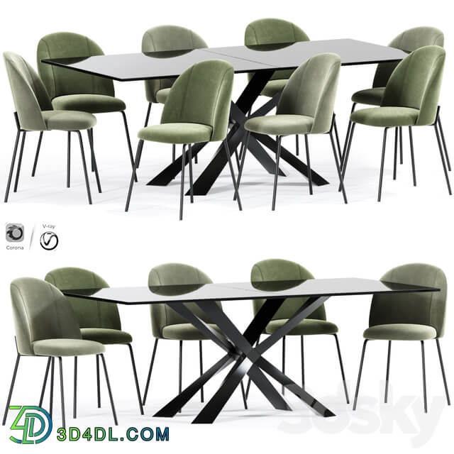 Table Chair Cloyd Dining Table Chair Collection