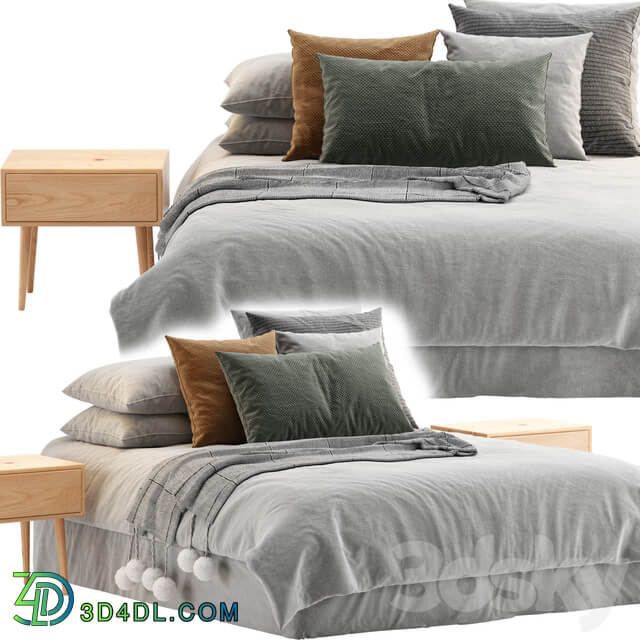 Bed Scandinavian bed