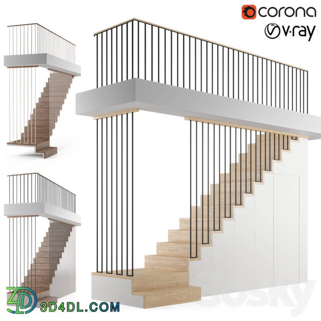 Staircase with storage