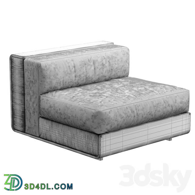 ACERBIS LIFE sectional velvet sofa
