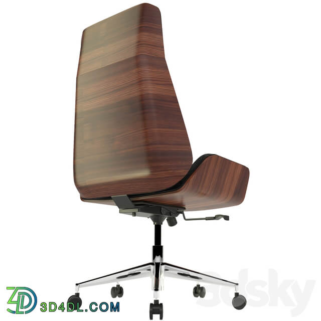 Hazel high back leather chair