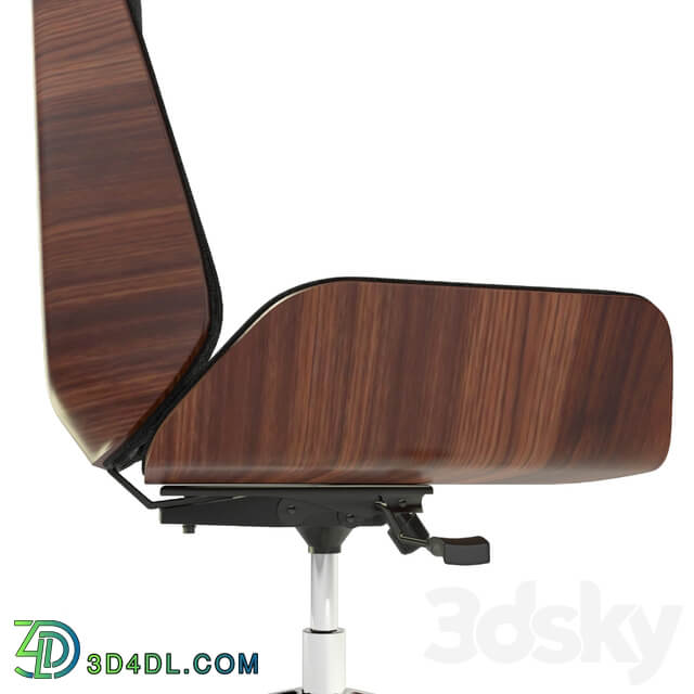 Hazel high back leather chair