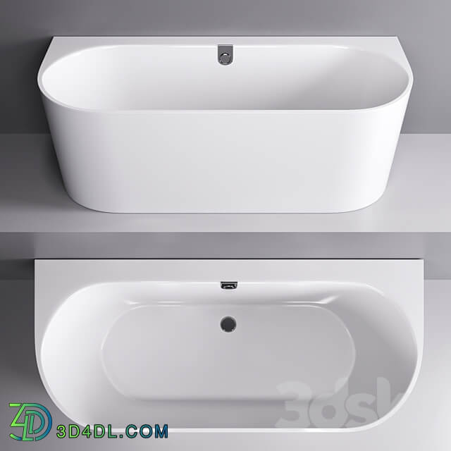 Wall mounted bathtub Villeroy Boch Oberon 2.0