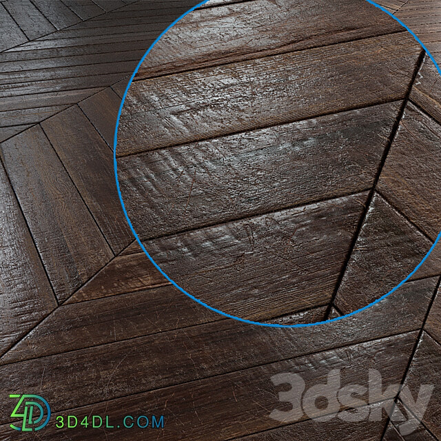 Old chevron Parquet PBR textures