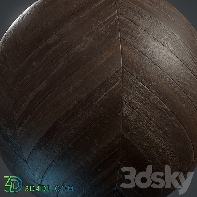 Old chevron Parquet PBR textures