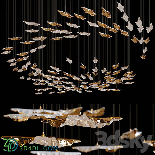 Pendant light Haberdashery Luxury Leaf Fall