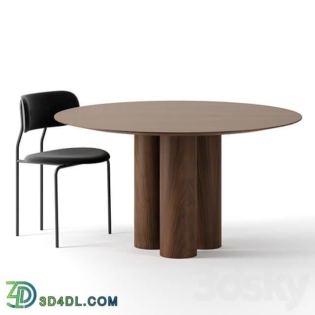 Table Chair Hommage Grande Dining Table by Artilleriet