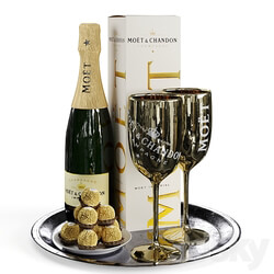 Champagne On A Tray set 2 