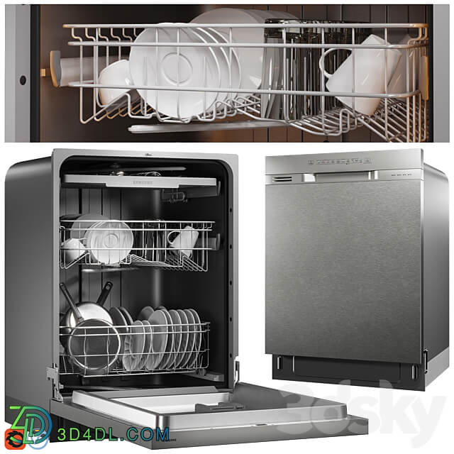 Kitchen appliance Front Control Dishwasher 001