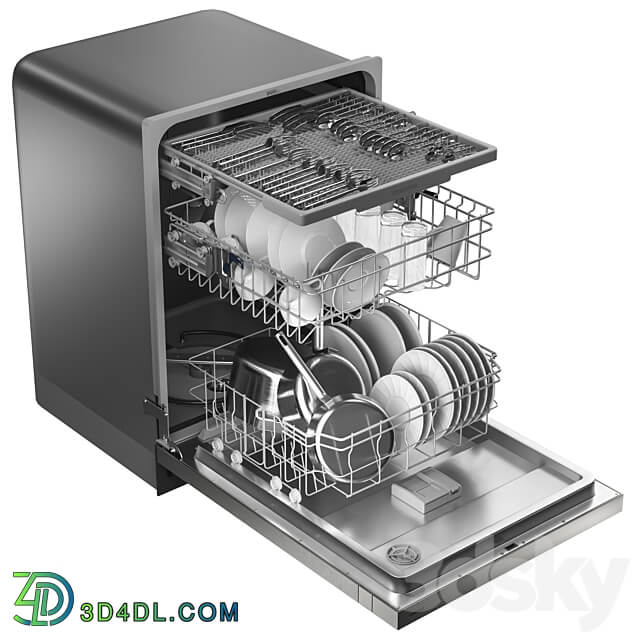 Kitchen appliance Front Control Dishwasher 001