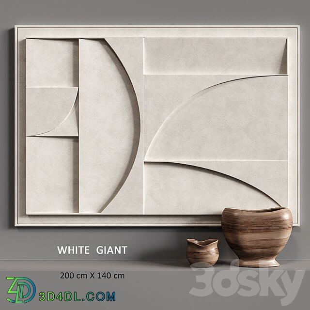 Other decorative objects WHITE GIANT set