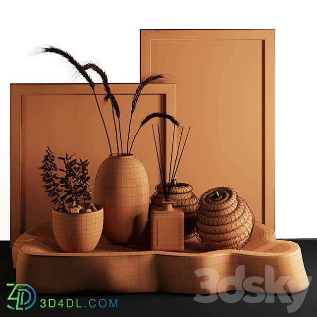 Natural Wood and Wheat decorative