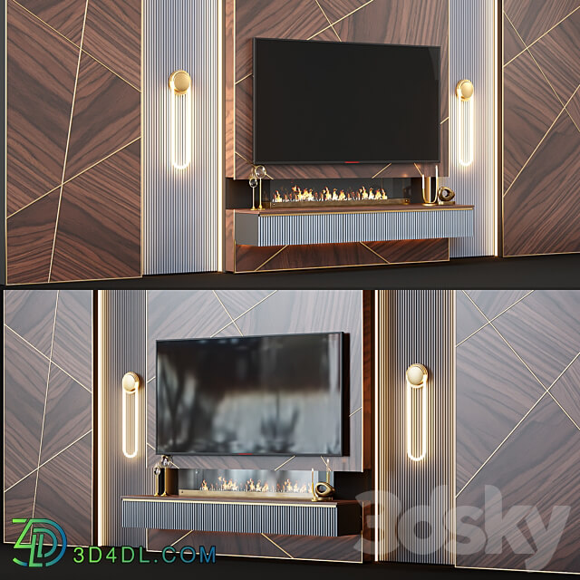 TV wall modern 61