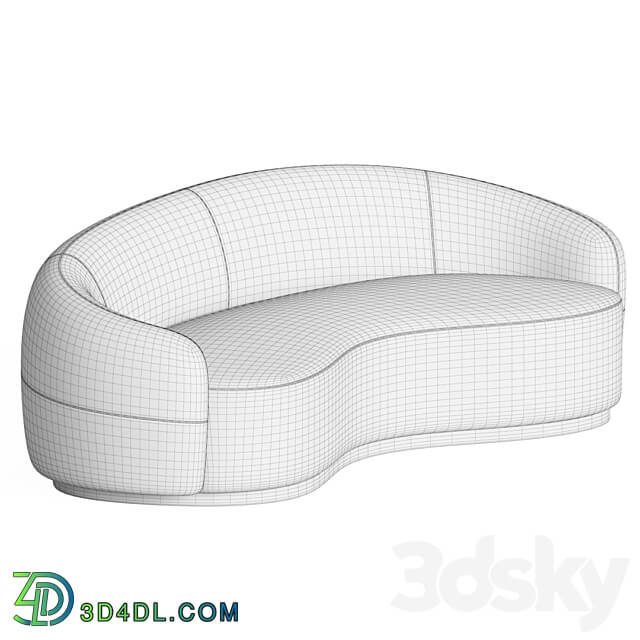 Snowglobs Austin Curved Sofa