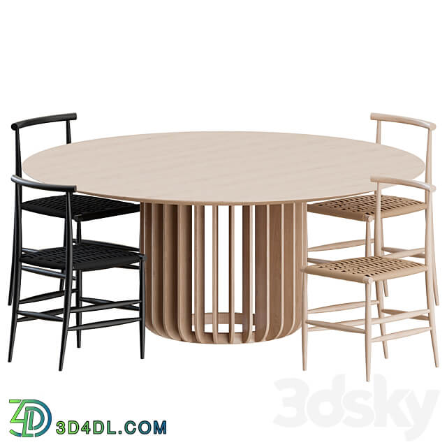 Table Chair Dinning set by miniforms