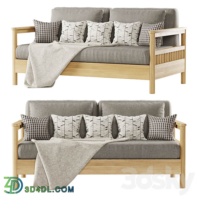 Tribeca outdoor sofa Double garden sofa