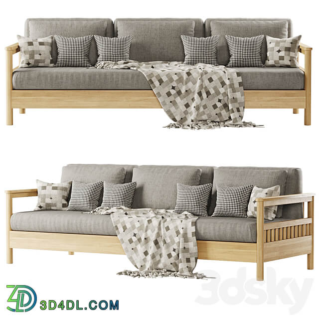 Tribeca outdoor three seater sofa