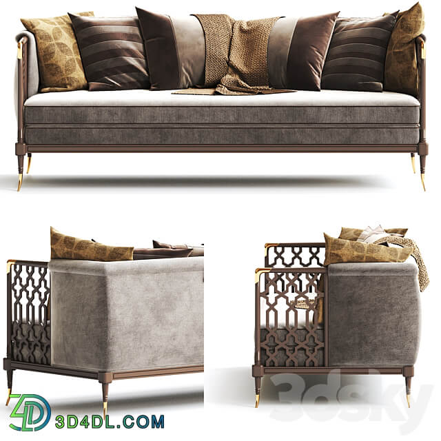 Caracole Lattice Entertain You Sofa