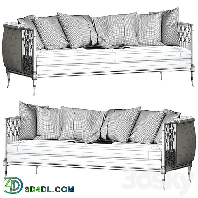 Caracole Lattice Entertain You Sofa