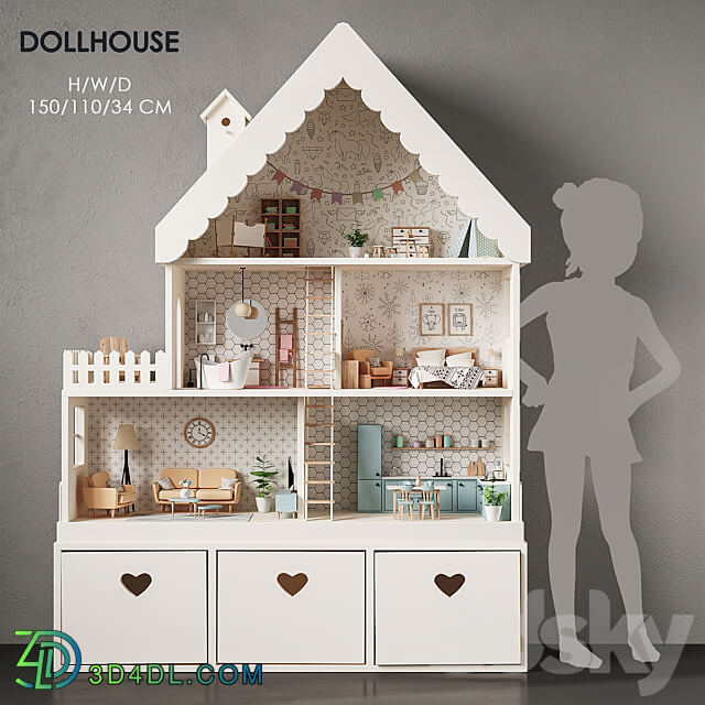 Dollhouse 3D Models