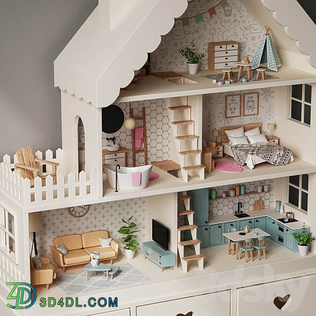 Dollhouse 3D Models