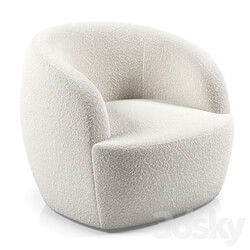 gwyneth ivory boucle chair 3D Models 