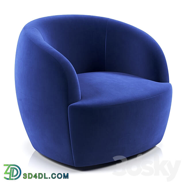 gwyneth ivory boucle chair 3D Models