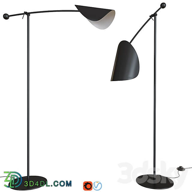 Funambule Adjustable Reading Floor Lamp