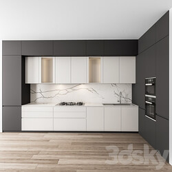 Kitchen Kitchen Modern Black and White 41 