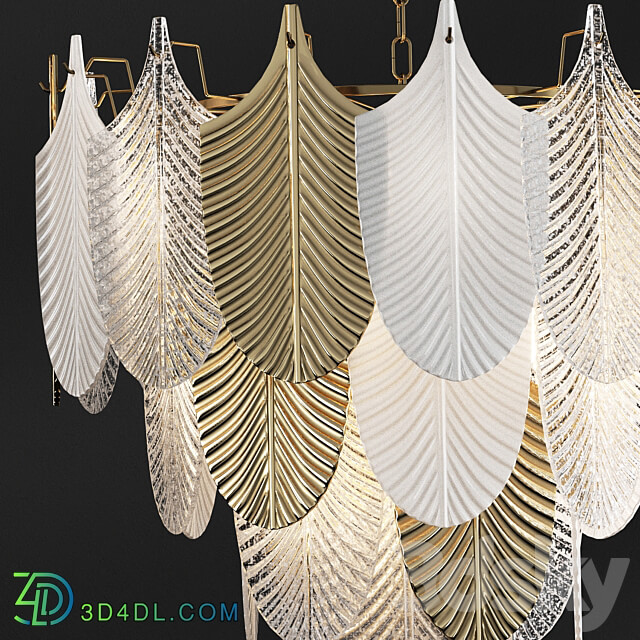 Chandelier pendant Abelia Chandelier Loft Concept Pendant light 3D Models