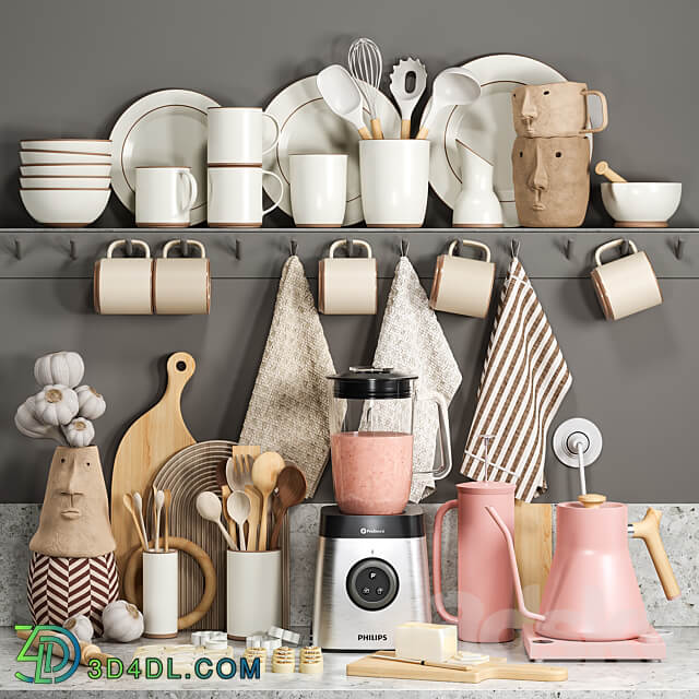 Decorative kitchen set 07