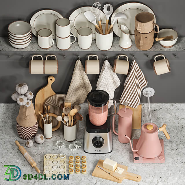 Decorative kitchen set 07