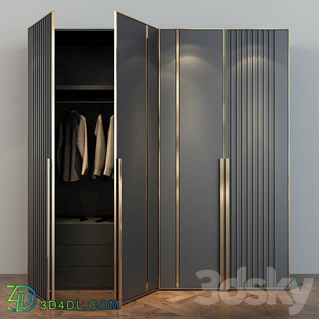 Wardrobe Display cabinets Cabinet Furniture 035