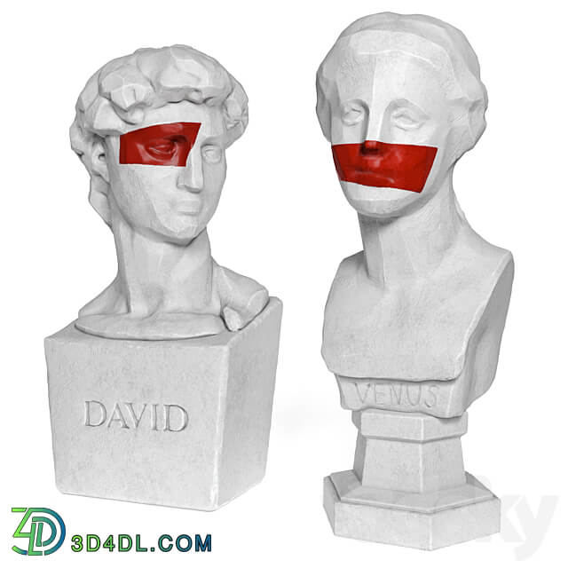 Venus and David edges bust