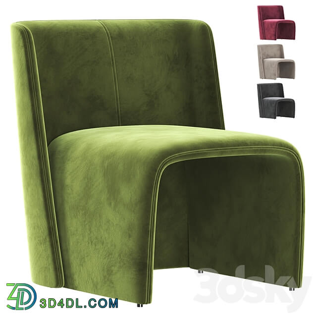 LEGACY Velvet armchair