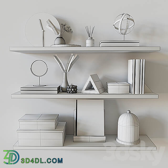 Decorative shelf 04