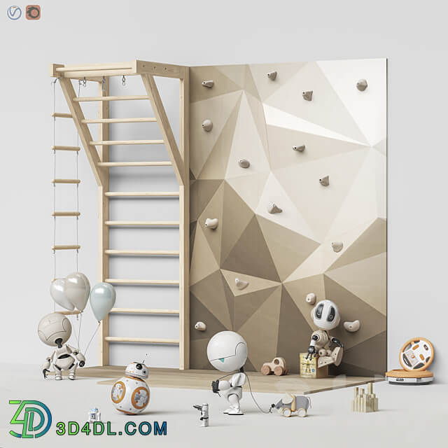 Toys and furniture set 92 Miscellaneous 3D Models