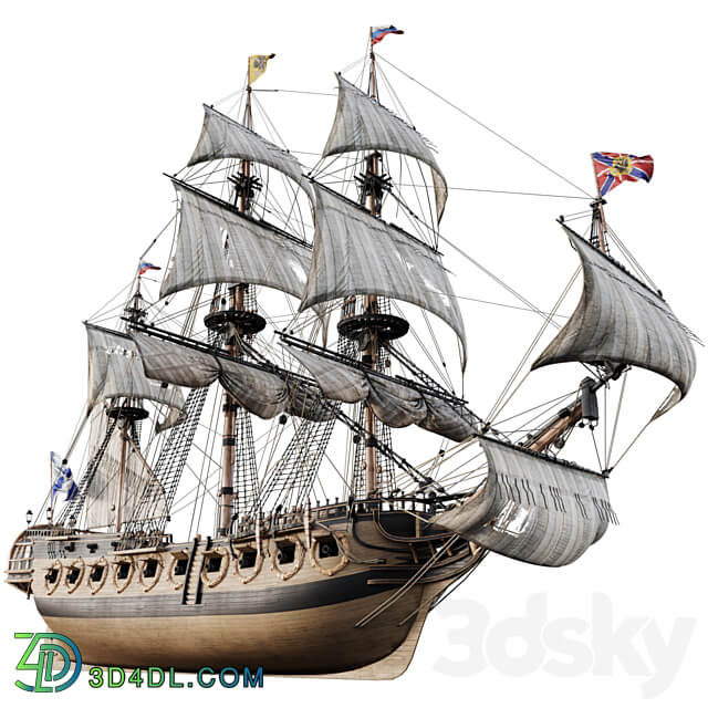 Sailing frigate Oliphant 1705