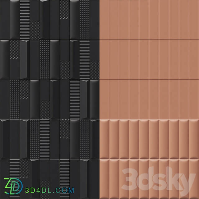 41zero42 Biscuit tile 3D Models