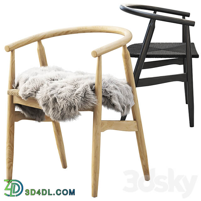 Joybird Rayne Dining Chair 2 options 3D Models