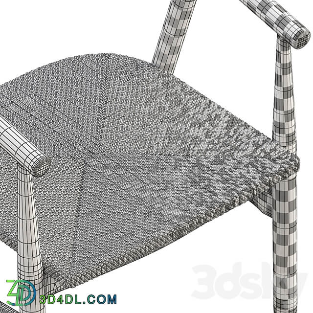 Joybird Rayne Dining Chair 2 options 3D Models